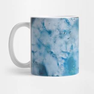 Fluid Turquoise Abstract Painting Mug